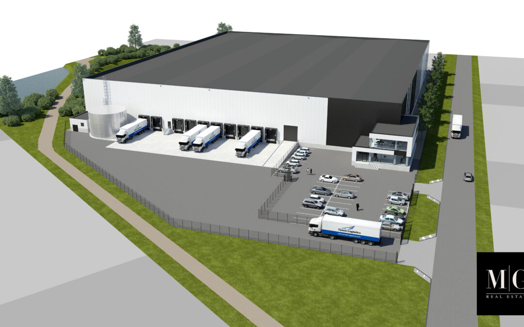 MG Real Estate develops 11.225 sqm farma warehouse for Yusen Logistics in Roosendaal
